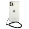 Guess GUHCP12MKPSBK iPhone 12/12 Pro6,1 Transparent hardcase Black Pearl